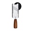 Triangle Luxe Truffelschaaf – Ergonomisch Walnotenhout Heft – 24,5 cm – RVS