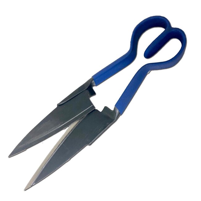 Solea Multifunctionele Tuinschaar – 23 cm – Ergonomisch met Softgrip – Blauw en Grijs