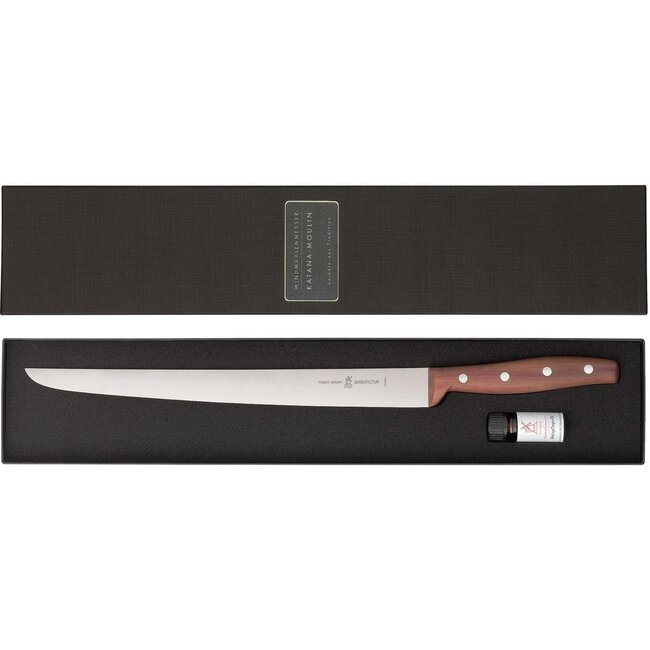 Robert Herder Katana Moulin – Hammes – RVS – Lemmet 30 cm – Heft Pruimenhout