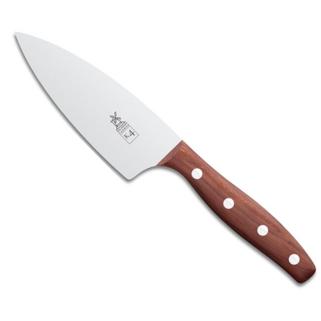 Robert Herder K4 Koksmes – Carbonstaal – Middelpunt – Lemmet 13 cm – Heft Pruimenhout