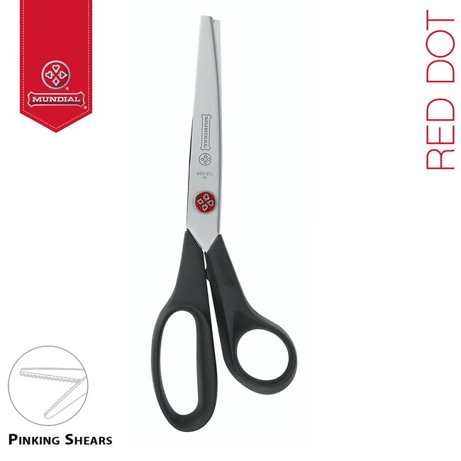 Mundial Professionele Kartelschaar met Microvertanding – 21 cm – Ergonomisch Heft