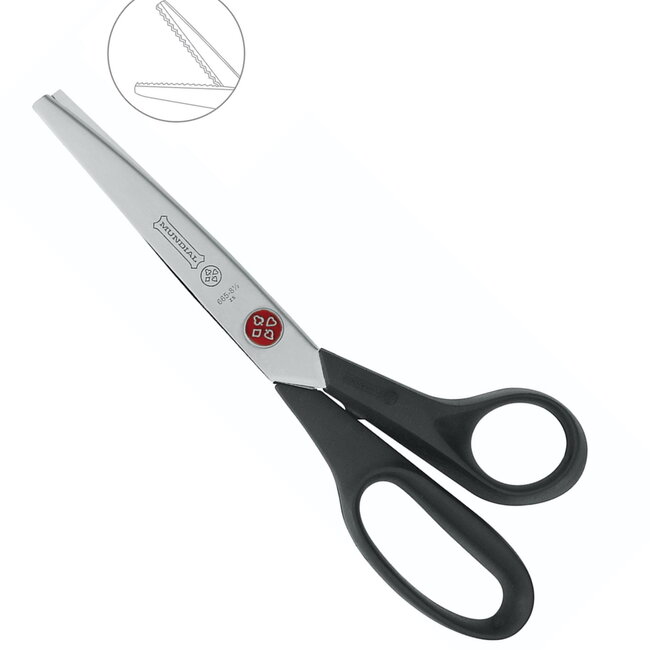 Mundial Professionele Kartelschaar met Microvertanding – 21 cm – Ergonomisch Heft