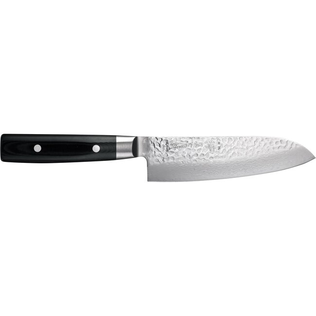Yaxell Zen Santoku Koksmes 16,5 cm – 37 Lagen Damaststaal – Canvas-Micarta Heft