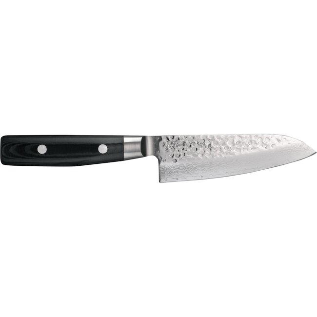 Yaxell Zen Santoku Koksmes 12,5 cm – 37 Lagen Damaststaal – Canvas-Micarta Heft