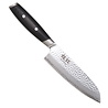 Yaxell Yaxell Japans - Serie Tsuchimon - Santoku Koksmes - VG10 Staal - 61 HRC - Lemmet 16.5 cm - 3 Lagen Damaststaal - Canvas-Micarta Heft Yaxell Yaxell Japans - Serie Tsuchimon - Santoku Koksmes - VG10 Staal - 61 HRC - Lemmet 16.5 cm - 3 Lagen Damaststaal - Canvas-Micarta Heft