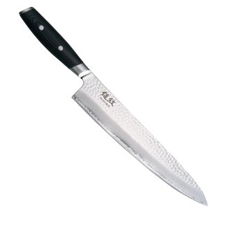 Yaxell Tsuchimon Koksmes 25,5 cm – VG10 Staal – Gehamerd Lemmet – Micarta Heft