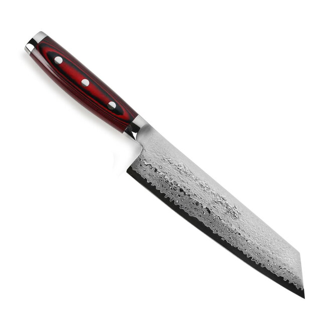 Yaxell Super Gou Kiritsuke Koksmes 20 cm – 161 Lagen Damaststaal – SG2 Staal – 63 HRC – Canvas-Micarta Heft