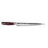 Yaxell Yaxell Japans - Serie Super Gou - Fileermes - Sushimes - SG2 Staal - 63 HRC - Lemmet 25.5 cm - 161 Lagen Damaststaal - Canvas-Micarta Heft Yaxell Yaxell Japans - Serie Super Gou - Fileermes - Sushimes - SG2 Staal - 63 HRC - Lemmet 25.5 cm - 161 Lagen Damaststaal - Canvas-Micarta Heft