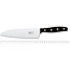 Robert Herder K5 Koksmes XL – RVS – Licht Gebogen – Lemmet 18 cm – Heft POM Zwart