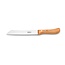 Robert Herder Broodmes – Hamburgermes – Carbonstaal – Lemmet 18 cm – Heft Kersenhout