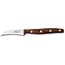 Robert Herder K0 Aardappelschilmes Tourneermes – RVS – Gebogen – Lemmet 7 cm – Heft Walnotenhout