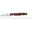 Robert Herder K0 Aardappelschilmes Tourneermes – RVS – Gebogen – Lemmet 7 cm – Heft Walnotenhout