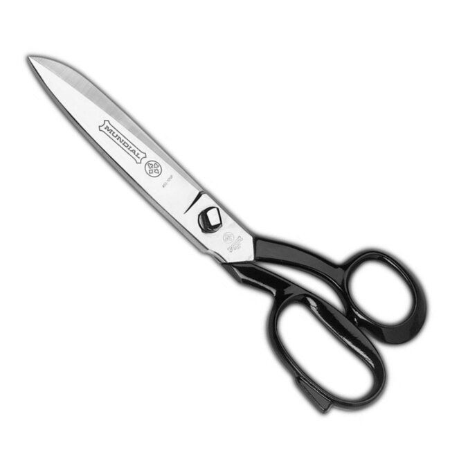 Mundial Professionele Kleermakersschaar 25 cm – Carbonstaal – Vernikkeld – Ergonomisch – 30 Jaar Garantie