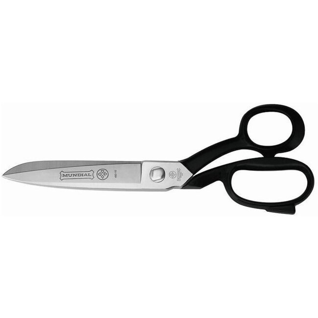 Mundial Professionele Kleermakersschaar 25 cm – Carbonstaal – Vernikkeld – Ergonomisch – 30 Jaar Garantie