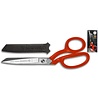Mundial Mundial Serra Sharp - 270-8SR - Coupeuseschaar / Stofschaar - RVS - Rood Gelakt - 21 cm Mundial Mundial Serra Sharp - 270-8SR - Coupeuseschaar / Stofschaar - RVS - Rood Gelakt - 21 cm