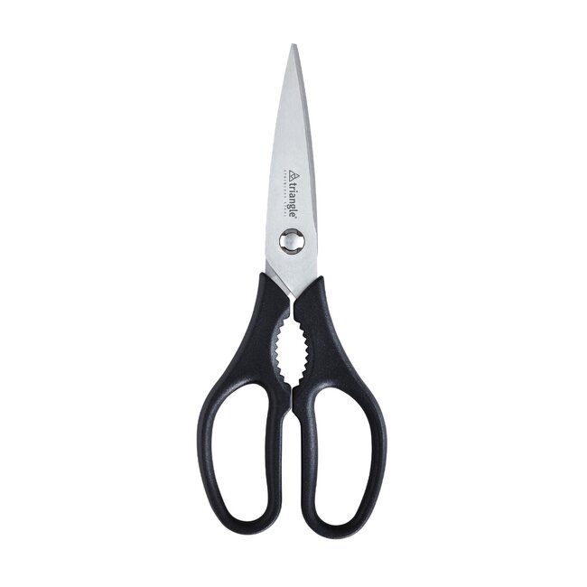 Triangle Professionele Keukenschaar 24 cm – RVS met Microvertanding – Uitneembaar voor Eenvoudige Reiniging