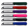 Solingen Solingen Kartelmes - Tomatenmes met Kartel - Robuust Handvat - RVS - 18.5 cm met "Blade Cover" - Mix Glitter - 6 stuks Solingen Solingen Kartelmes - Tomatenmes met Kartel - Robuust Handvat - RVS - 18.5 cm met "Blade Cover" - Mix Glitter - 6 stuks