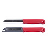 Solingen Solingen Kartelmes - Tomatenmes met Kartel - RVS - 18,5 cm met "Blade Cover" - Mix - 6 stuks Solingen Solingen Kartelmes - Tomatenmes met Kartel - RVS - 18,5 cm met "Blade Cover" - Mix - 6 stuks