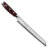Yaxell Yaxell Japans - Serie Super Gou - Broodmes - SG2 Staal - 63 HRC - Lemmet 23 cm - 161 Lagen Damaststaal - Canvas-Micarta Heft Yaxell Yaxell Japans - Serie Super Gou - Broodmes - SG2 Staal - 63 HRC - Lemmet 23 cm - 161 Lagen Damaststaal - Canvas-Micarta Heft