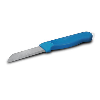 Solingen Schilmesje Robuust Handvat - RVS Glad - 16 cm met "Blade Cover" - Turquoise