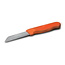 Solingen Schilmesje Robuust Handvat – RVS Glad – 16 cm met Blade Cover – Donker Oranje