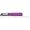 Solingen Solingen Schilmesje Robuust Handvat - RVS Glad - 16 cm met "Blade Cover" - Roze Solingen Solingen Schilmesje Robuust Handvat - RVS Glad - 16 cm met "Blade Cover" - Roze