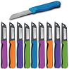 Solingen Solingen Schilmesje Robuust Handvat - RVS Glad - 16 cm met "Blade Cover" - Mix - 10 Stuks Solingen Solingen Schilmesje Robuust Handvat - RVS Glad - 16 cm met "Blade Cover" - Mix - 10 Stuks
