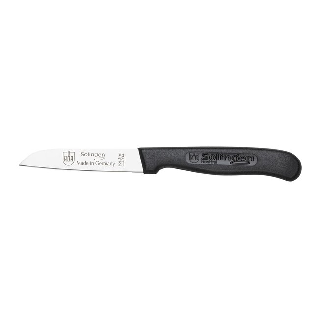 Robert Herder K2 Universeelmes - Carbonstaal - Recht - Lemmet 11 cm - Heft Pruimenhout
