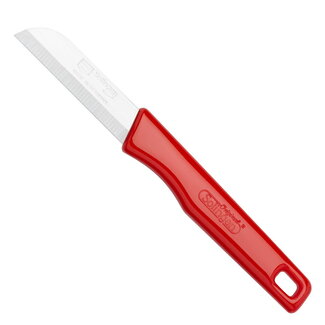 Von Der Kohlen Schilmesje – Recht RVS Lemmet – Kunststof Handvat – Rood