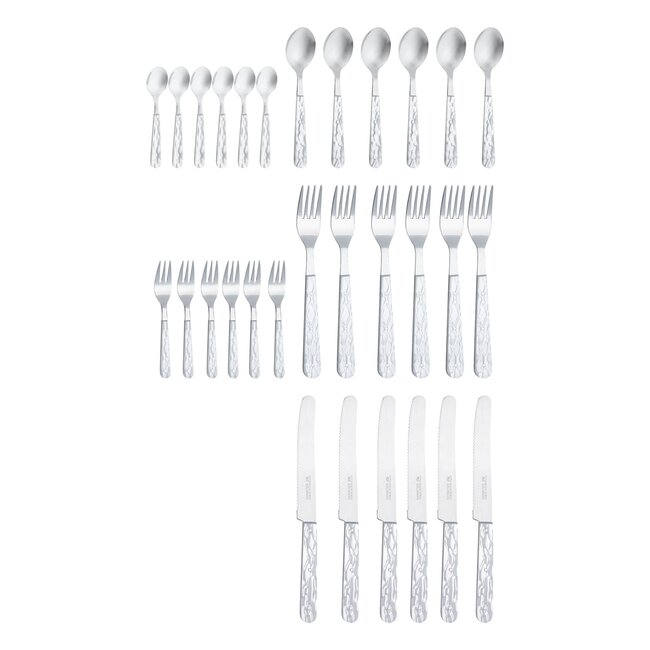 RÖR Solingen Bestekset – RVS – Parelmoer – 30 delig