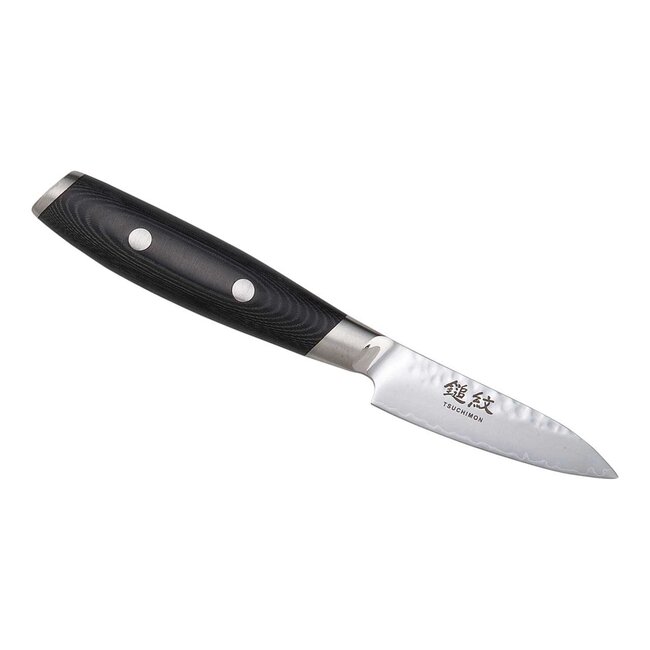 Yaxell Tsuchimon Schilmes 8 cm – VG10 Staal – Gehamerd Lemmet – Micarta Heft