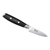 Yaxell Yaxell Japans - Serie Tsuchimon - Schilmes - VG10 Staal - 61 HRC - Lemmet 8 cm - 3 Lagen Damaststaal - Canvas-Micarta Heft Yaxell Yaxell Japans - Serie Tsuchimon - Schilmes - VG10 Staal - 61 HRC - Lemmet 8 cm - 3 Lagen Damaststaal - Canvas-Micarta Heft