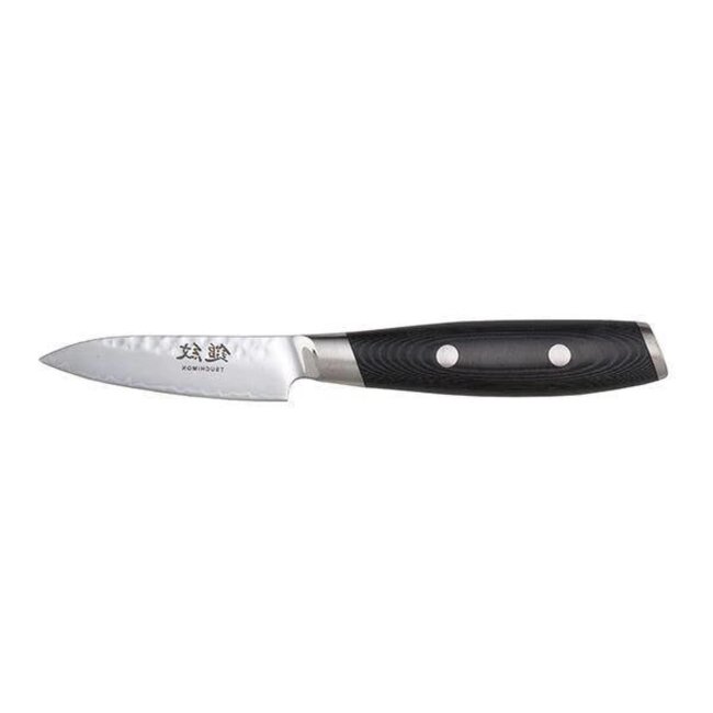 Yaxell Tsuchimon Schilmes 8 cm – VG10 Staal – Gehamerd Lemmet – Micarta Heft