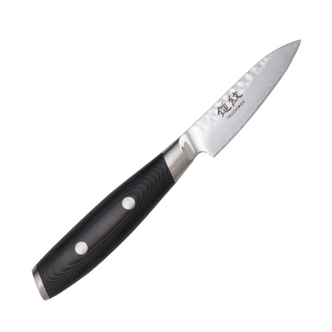 Yaxell Tsuchimon Schilmes 8 cm – VG10 Staal – Gehamerd Lemmet – Micarta Heft