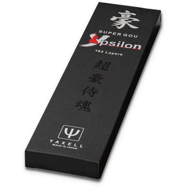 Yaxell Super Gou Ypsilon Koksmes 20 cm – 193 Lagen Damaststaal – SG2 Staal – 63 HRC – Canvas-Micarta Heft – Japan