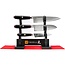 Yaxell Super Gou Ypsilon Messenset – 4-delig – Katana Display met 3 Messen – 193 Lagen Damaststaal – SG2 Staal – 63 HRC – Canvas-Micarta Heft – Japan