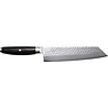 Yaxell Yaxell Japans - Serie Ketu - Kiritsuke - VG10 Staal - 61 HRC - Lemmet 20 cm - 3 Lagen Damaststaal - Zwart Pakka Wood Heft Yaxell Yaxell Japans - Serie Ketu - Kiritsuke - VG10 Staal - 61 HRC - Lemmet 20 cm - 3 Lagen Damaststaal - Zwart Pakka Wood Heft