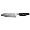 Yaxell Yaxell Japans - Serie Ketu - Santoku - VG10 Staal - 61 HRC - Lemmet 16.5 cm - 3 Lagen Damaststaal - Zwart Pakka Wood Heft Yaxell Yaxell Japans - Serie Ketu - Santoku - VG10 Staal - 61 HRC - Lemmet 16.5 cm - 3 Lagen Damaststaal - Zwart Pakka Wood Heft