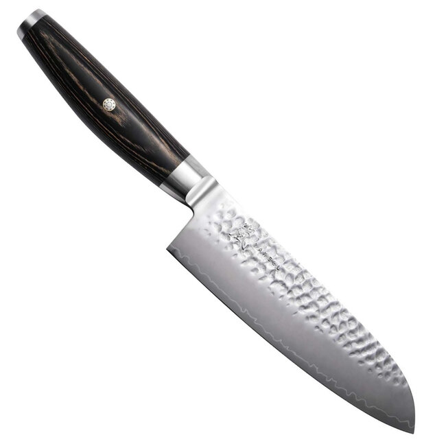 Yaxell Ketu Santokumes 16,5 cm – SG2 Stalen Kern – Tsuchime Finish – Pakkahout Handvat