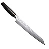 Yaxell Yaxell Japans - Serie Ketu - Vleesmes - VG10 Staal - 61 HRC - Lemmet 23 cm - 3 Lagen Damaststaal - Zwart Pakka Wood Heft Yaxell Yaxell Japans - Serie Ketu - Vleesmes - VG10 Staal - 61 HRC - Lemmet 23 cm - 3 Lagen Damaststaal - Zwart Pakka Wood Heft