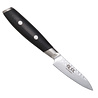 Yaxell Yaxell Japans - Serie Tsuchimon - Schilmes - VG10 Staal - 61 HRC - Lemmet 8 cm - 3 Lagen Damaststaal - Canvas-Micarta Heft Yaxell Yaxell Japans - Serie Tsuchimon - Schilmes - VG10 Staal - 61 HRC - Lemmet 8 cm - 3 Lagen Damaststaal - Canvas-Micarta Heft