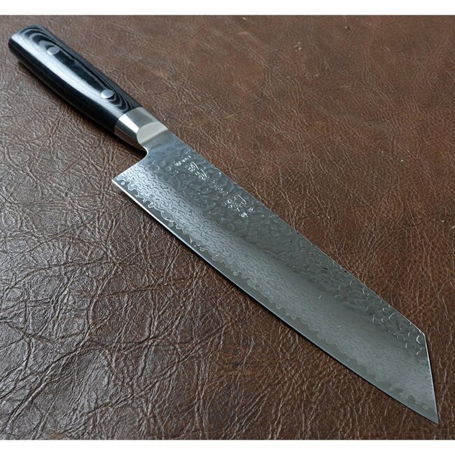 Yaxell Zen Kiritsuke Koksmes 20 cm – 37 Lagen Damaststaal – Canvas-Micarta Heft