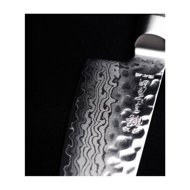 Yaxell Zen Kiritsuke Koksmes 20 cm – 37 Lagen Damaststaal – Canvas-Micarta Heft