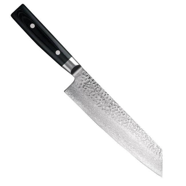 Yaxell Zen Kiritsuke Koksmes 20 cm – 37 Lagen Damaststaal – Canvas-Micarta Heft