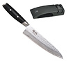 Yaxell Yaxell Japans - Serie Tsuchimon - Giftset met Slijper - VG10 Staal - 61 HRC - 3 Lagen Damaststaal - Canvas-Micarta Heft Yaxell Yaxell Japans - Serie Tsuchimon - Giftset met Slijper - VG10 Staal - 61 HRC - 3 Lagen Damaststaal - Canvas-Micarta Heft