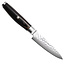 Yaxell Ketu Schilmes 10 cm – SG2 Stalen Kern – Tsuchime Finish – Pakkahout Handvat