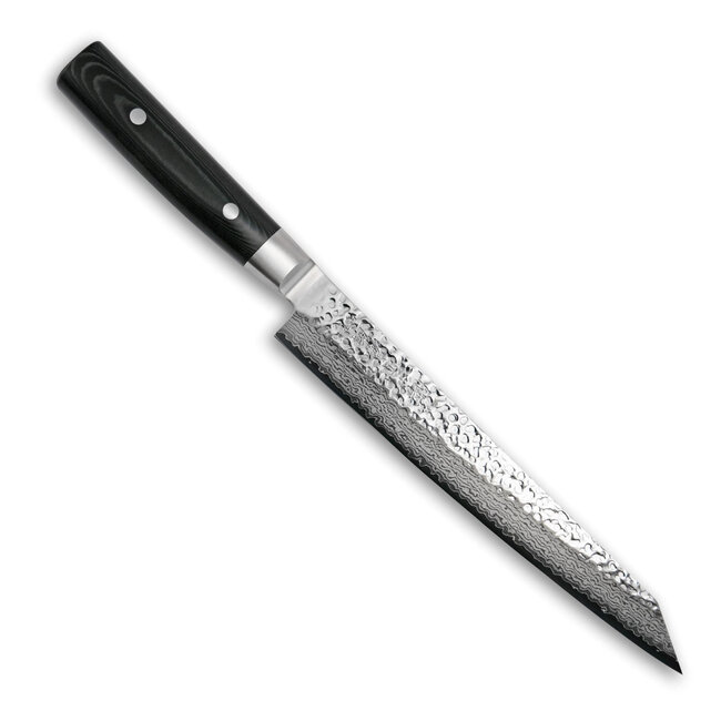 Yaxell Zen Fileermes / Sushimes 23 cm – 37 Lagen Damaststaal – Canvas-Micarta Heft