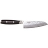 Yaxell Yaxell Japans - Serie Tsuchimon - Santoku Koksmes - VG10 Staal - 61 HRC - Lemmet 12.5 cm - 3 Lagen Damaststaal - Canvas-Micarta Heft Yaxell Yaxell Japans - Serie Tsuchimon - Santoku Koksmes - VG10 Staal - 61 HRC - Lemmet 12.5 cm - 3 Lagen Damaststaal - Canvas-Micarta Heft