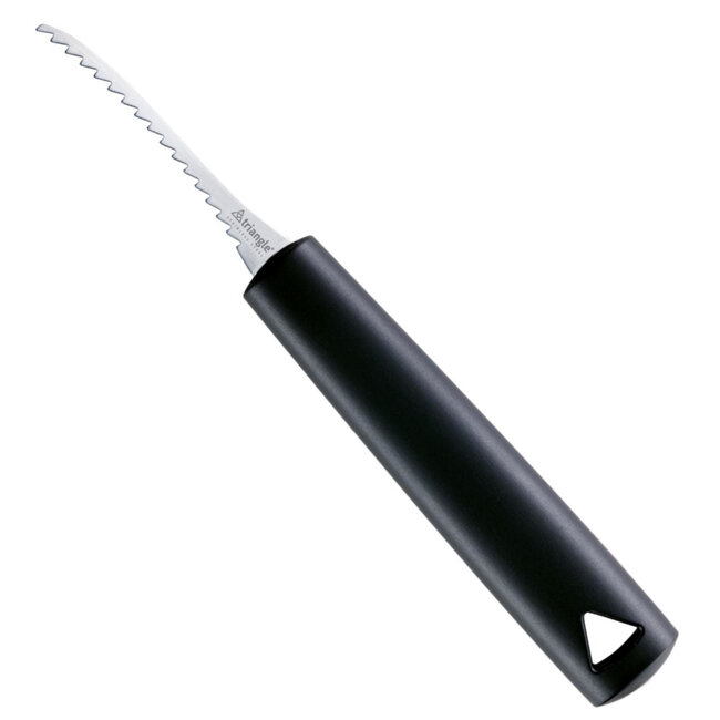 Triangle Pompoenzaagje met Ophangsysteem – RVS – 23 cm – Vaatwasserbestendig