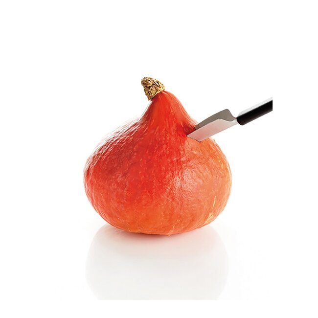 Triangle Professionele Meloen Uitsteker – RVS – 22 cm – Met Ophangsysteem – Zwart Heft